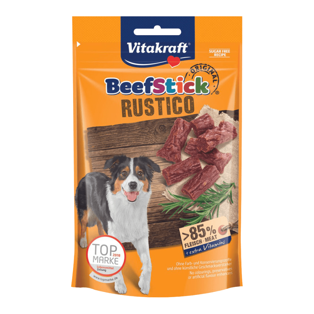 Vitakraft Beef Stick Game - 25x12g Snacks Für Hunde | Belohnungssnacks Mit Rindfleisch Geschmack